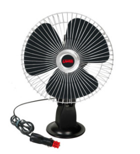 12V Ø 20 CM LÜFTER MIT SAUGNAPFBEFESTIGUNG
