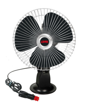 12V Ø 20 CM LÜFTER MIT SAUGNAPFBEFESTIGUNG