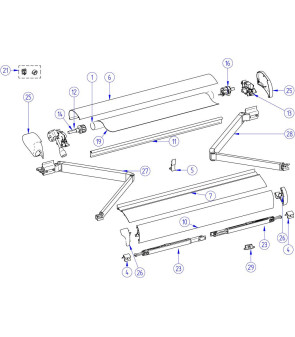 Rechtsseitiger Mechanismus für 6505 und 6900