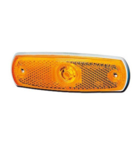 Side marker light white base