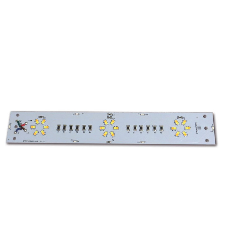 Strip module 18 LEDs warm / cold + 6 Blue...