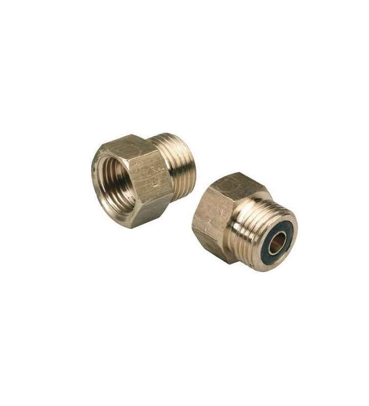 Raccordo gas M tedesco DIN477 e F italiano