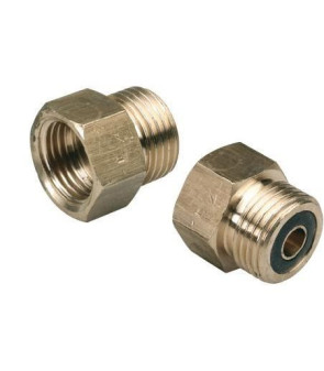 Raccordo gas M tedesco DIN477 e F italiano