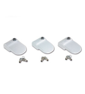 Porte de coffre - Fixation murale blanche x3 FLAME