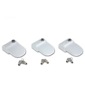 Safe Door - White a parete x3 FIAMMA 08021-02-