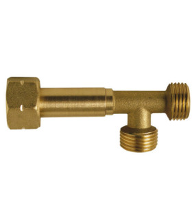 Raccord gaz 3 voies avec écrou latéral W20 x 1/14 SX ITALIA
