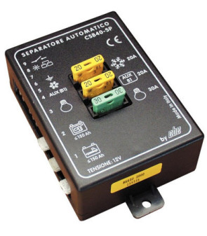 Separador automático de baterías CSB 40-SP con alimentación del alternador 402744