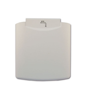 Couvercle blanc pour prise d'eau externe