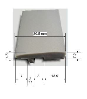 RAND 30x7 mm PLATIN PLATTE