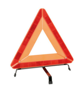 Cross-shaped car stop warning triangle