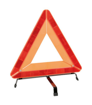 LAMPA Triangolo segnalazione auto ferma base a croce