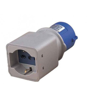 Adaptador de enchufe de dos pasos schuko 230V-16A