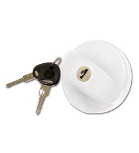 Tapa de llenado blanca FAP 2 radios c/cil sistema nuevo