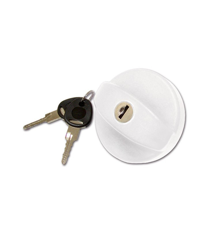 Tappo bocchettone bianco FAP 2 razze con chiavi...