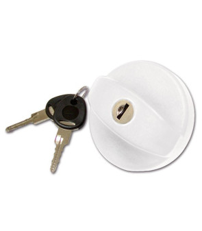 Tapa de llenado blanca FAP 2 radios c/cil sistema nuevo