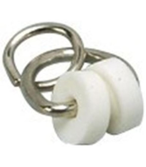 KIT 10 GANCI IN METALLO CON ROTELLE PER TENDINE BINARIO A L