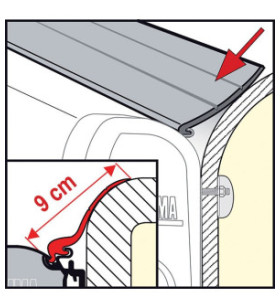 10 metri di Rain Guard L fino 9 cm - FIAMMA 04629-01-