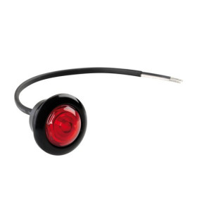 RED RECESSED LIGHT 12 / 24V R-19 "