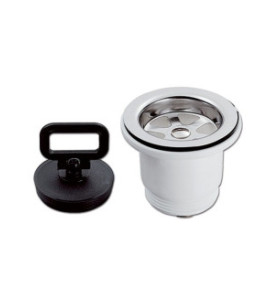 CAN replacement drain with 1-1/2 inch cap