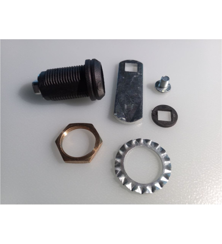 SERRATURA NERA MOVIMENTO 180° PORTINE EU senza...