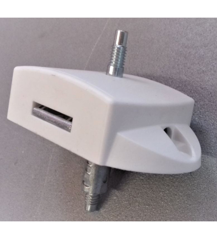 Push-lock bagno  bilaterale si fori bianco