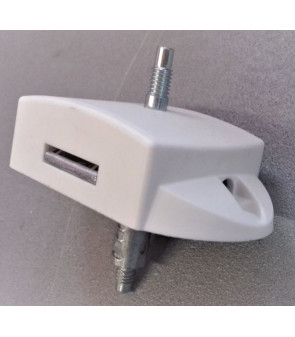 Weißer zweiseitiger Badewannen-Druckverschluss