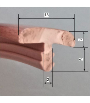 CANTO PERLA 13x9 mm BS745/12