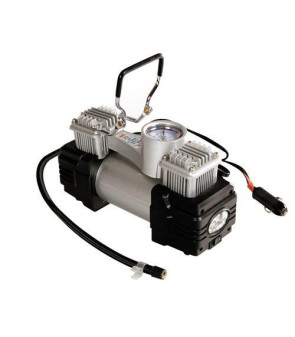 Compressore bicilindrico 12V 100 psi - 7 bar - 45 l/min - 200W