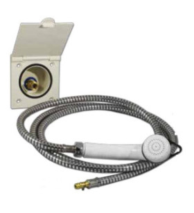 Externer Wasserablauf s / int. c / REICH Handbrause