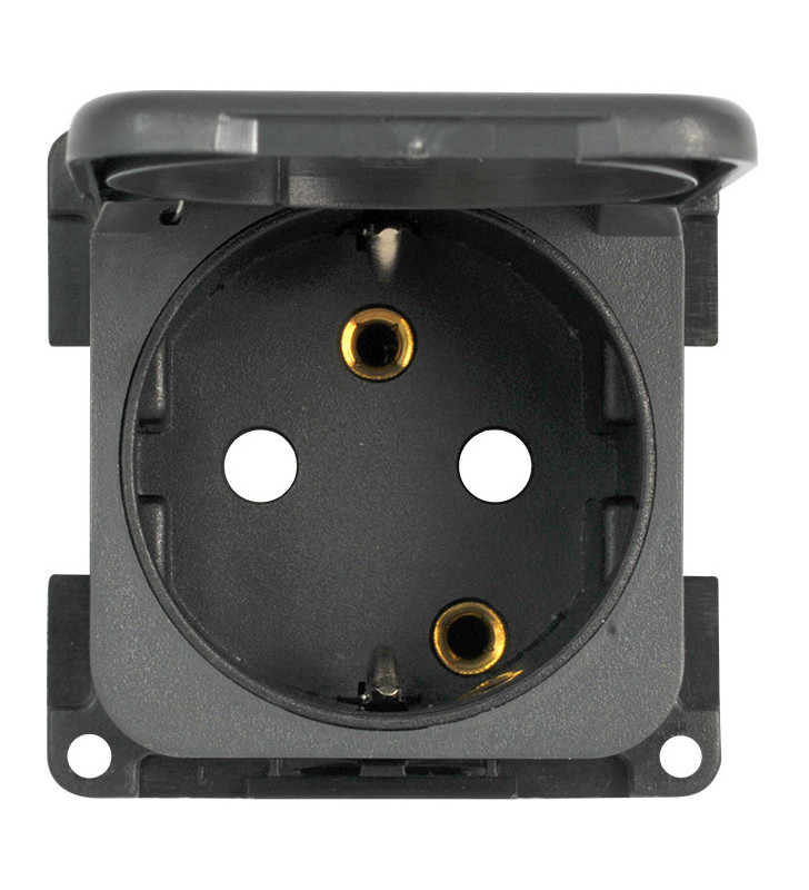 230V Schuko-Std. MP22D / G grau komplett