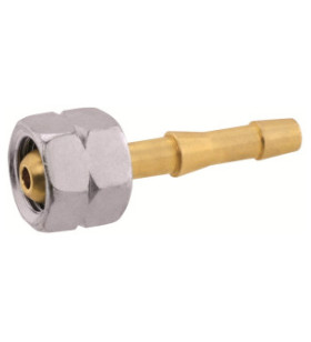 Conector de manguera para reguladores de gas conexión 3/8 SN