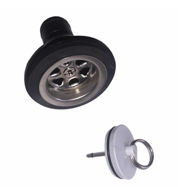 VALVOLA SCARICO DIRITTA 33 mm - PG 25 mm - CON...