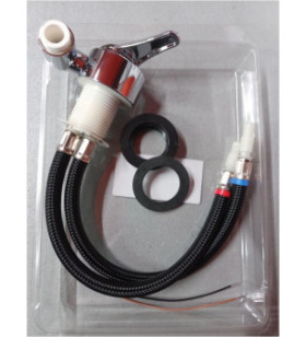 Miscelatore doccia automatico cromato in plastica -...