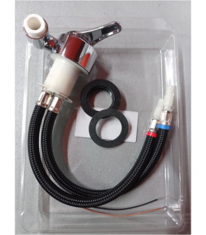 Mitigeur de douche automatique en plastique chromé