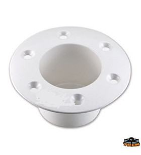 SUPPORTO DA INCASSO PER TUBO PIEDE TAVOLO FORO 60MM.