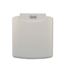 White cover for external gas socket