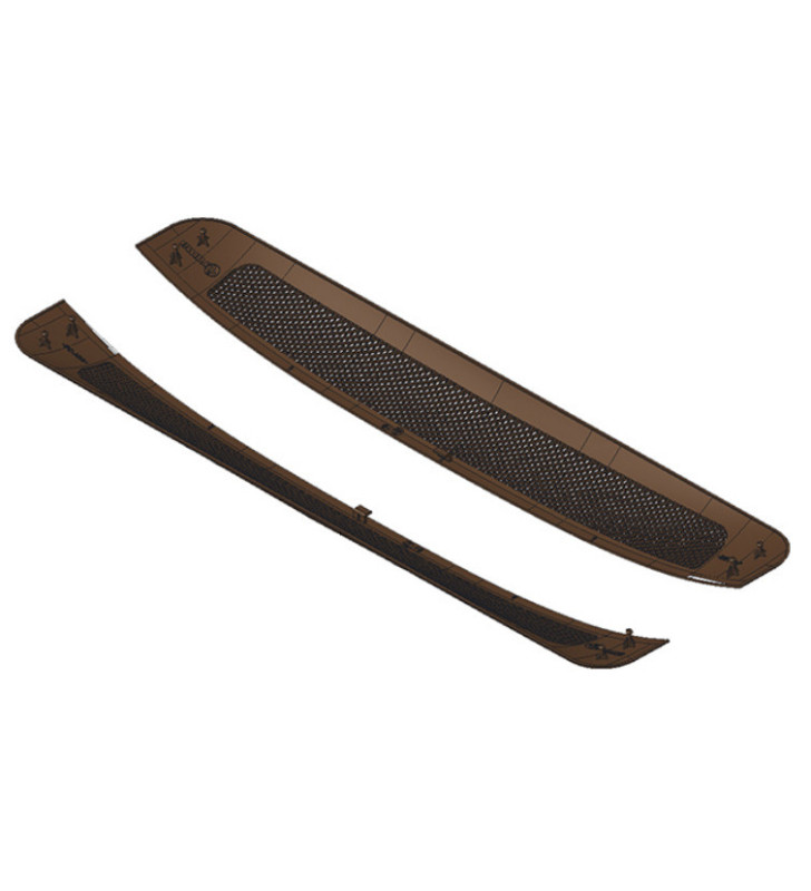 Set 2 pcs. Aventa Brown air distribution panels...