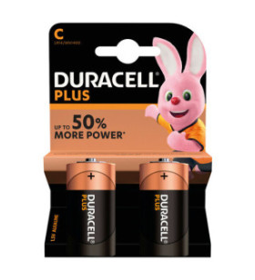 DEMI-TORCHE ALCALINE DURACELL PLUS POWER C 1.5V