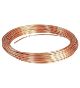 1 metro de tubo de cobre cocido de 8 mm de diámetro.