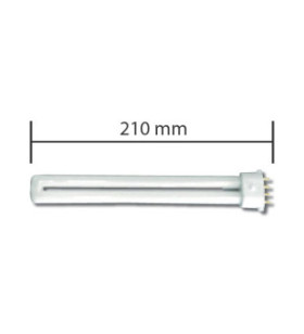 11W 2700K Ricambio neon diritta 4 pin 12V - 4 pins