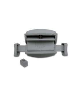 Grauer Griff für NRF Fliegengitter / Verdunkelung