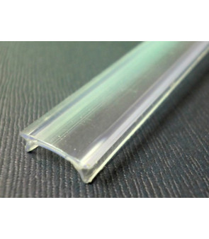 Difusor PC Tapa Transparente x Perfil Aluminio Bobina Led Universal 1 Metro