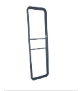 ARCA Eingangstürrahmen 190x54 RAL9010