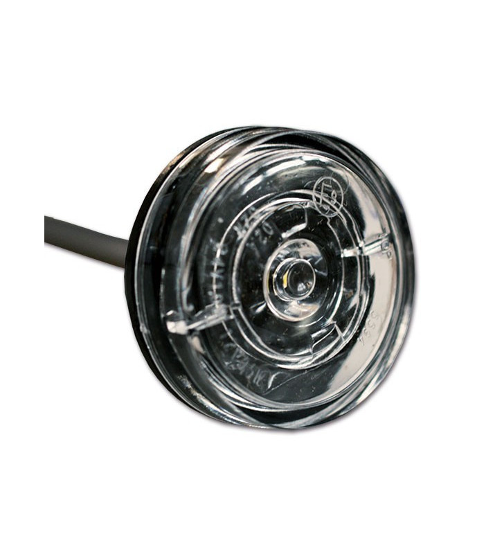 ASPOCK - Fanale ingombro tondo bianco basso a...