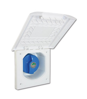 External water supply socket with lineT cap