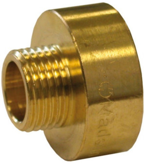 Reducción de F 1/2 a M 3/8 amarillo