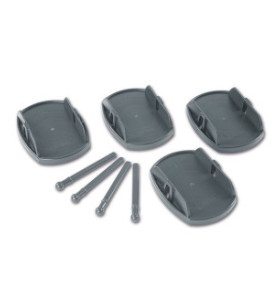 Platos Pro Grey FLAME 4 uds.