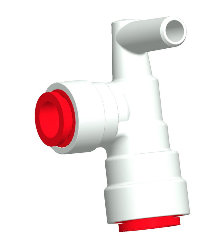 Raccord COMBI rouge connexion JG, 12mm x C4-C6...