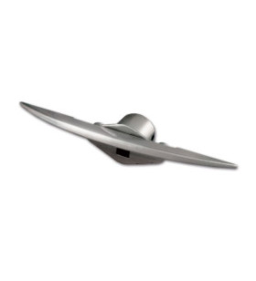 Maniglia cromo meccanismo chiusura pensile 105x16 mm