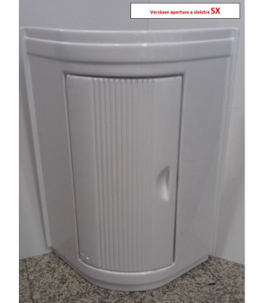 Colonna ad angolo per bagno dx-sx bianca 430x430h800